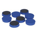 Round Magnet 30mm Blue Pk10-9210008