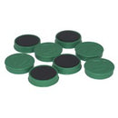 Round Magnet 30mm Green Pk10-9210009