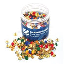 Draw Pin 9.5 Ast Cols Pk1000-9373034