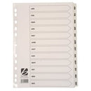 Mylar Tab Jan-Dec A4 Div Wh-9383029