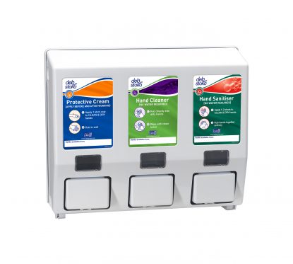 Deb Skin Safety Cradle (c/w 3 x mini dispensers - cartridges sold separately) - 700ml