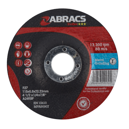 Abrasive Metal Grinding Disc 115mmx6.0mm