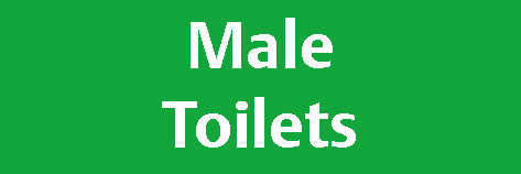 Male Toilets Door Sign 300x100 Correx