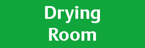 Drying Room Door Sign 300x100 Correx