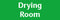 Drying Room Door Sign 300x100 Correx