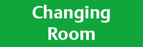 Changing Room Door Sign 300x100 Correx
