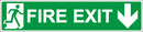 Fire Exit Sign 450x100 Correx