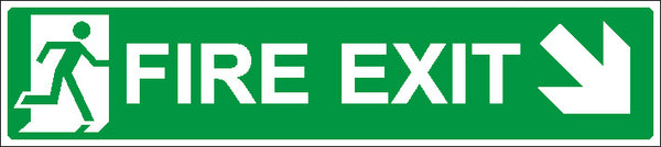Fire Exit Sign 450x100 Correx