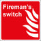 Fireman's Switch Sign 300x300 Correx