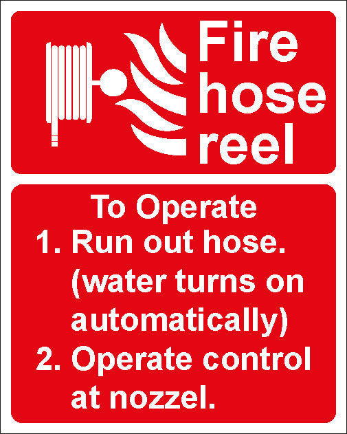 Fire Hose Reel Sign 320x400 Correx
