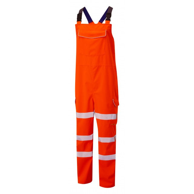 Northam Hi Vis Bib & Brace Orange