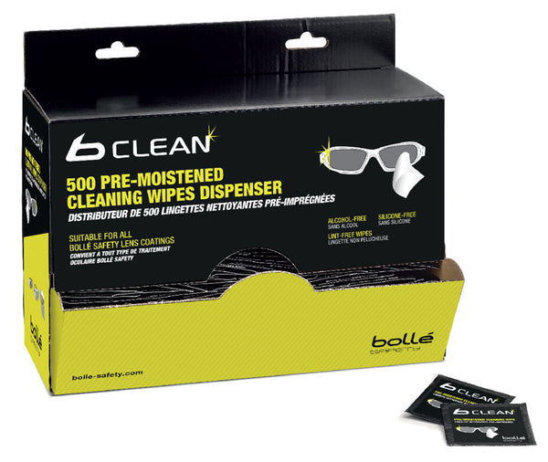 Bolle B500 Lens Cleaning Wipes (Bx 500)