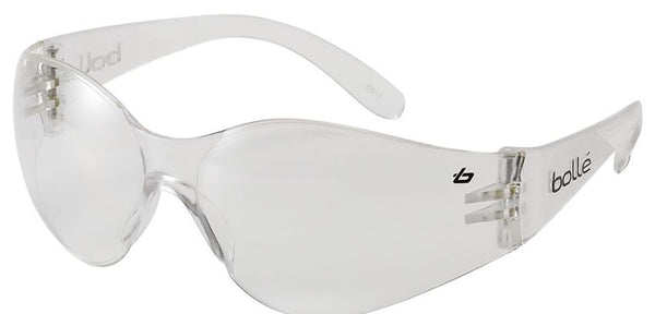 Bolle Bandido Clear Safety Specs c/w Neck Cord