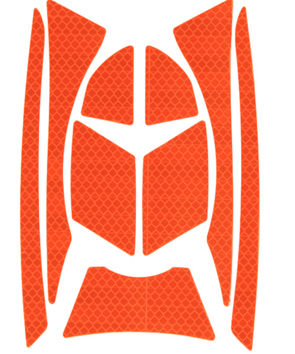 JSP CR2 Prismatix™ Reflective Decal Kit for EVO®2/3 Orange - Pack of 2