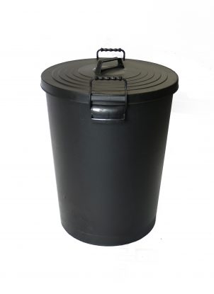 Plastic Dustbin c/w Lid - 110ltr