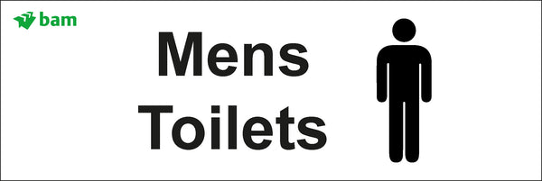 Door signs - Mens Toilets