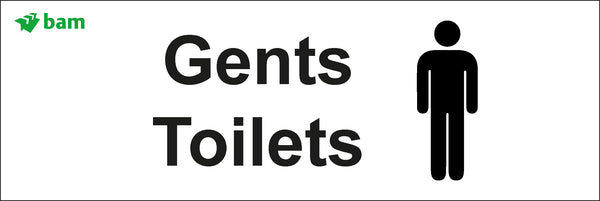 Door signs - Gents Toilets