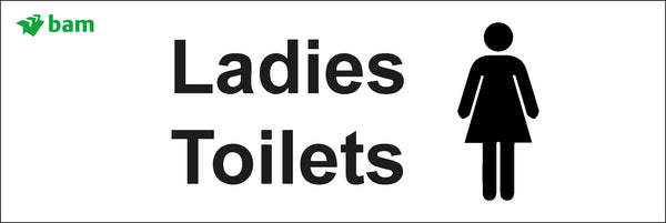 Door signs - Ladies Toilets