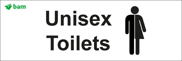 Door signs - Unisex Toilets