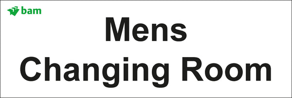 Door signs - Mens Changing Room