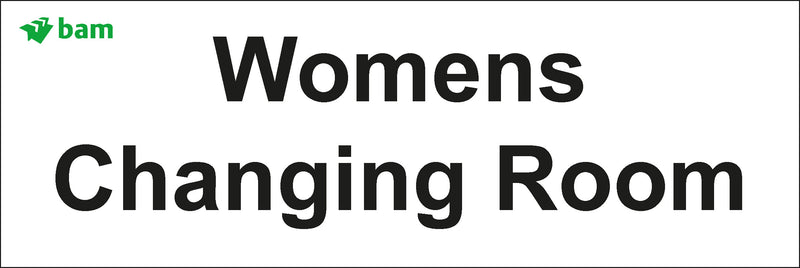 Door signs - Womens Changing Room
