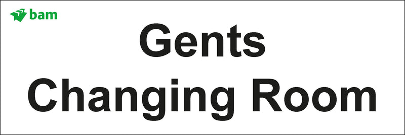 Door signs - Gents Changing Room
