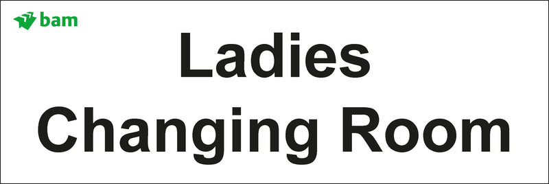 Door signs - Ladies Changing Room