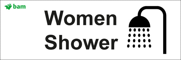 Door signs - Women Shower
