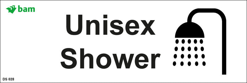 Door signs - Unisex Shower