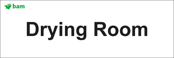 Door signs - Drying Room
