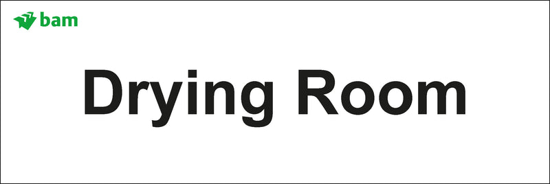 Door signs - Drying Room