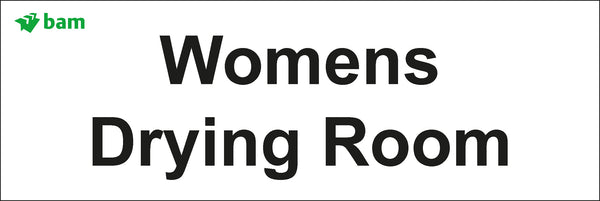 Door signs - Womens Drying Room