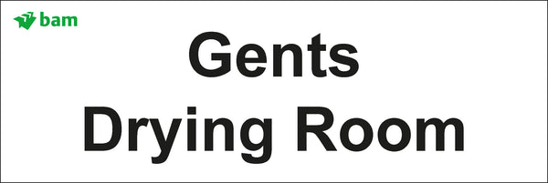 Door signs - Gents Drying Room