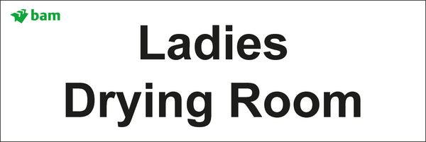 Door signs - Ladies Drying Room