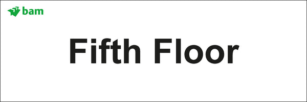 Door signs - Fifth Floor