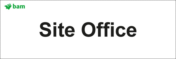 Door signs - Site Office