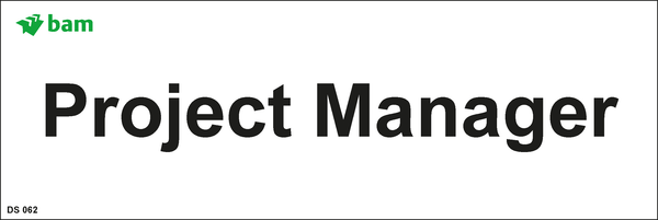 Door signs - Project Manager