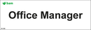 Door signs - Office Manager