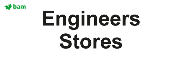Door signs - Engineers Stores