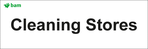 Door signs - Cleaning Stores