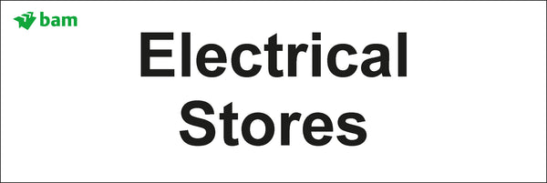 Door signs - Electrical Stores