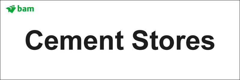 Door signs - Cement Stores