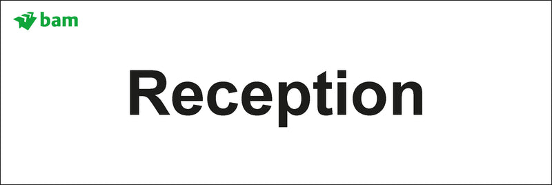 Door signs - Reception