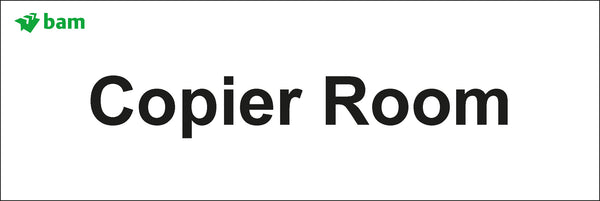 Door signs - Copier Room