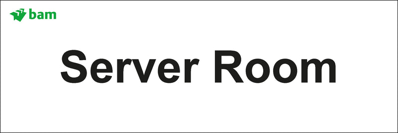 Door signs - Server Room