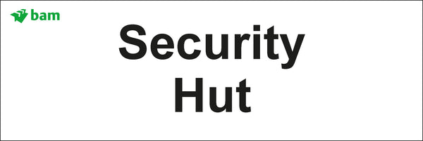 Door signs - Security Hut