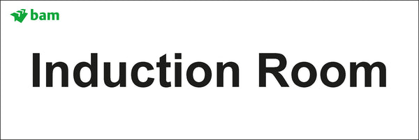 Door signs - Induction Room