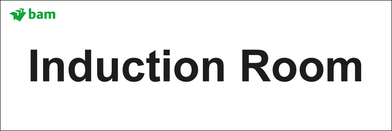 Door signs - Induction Room