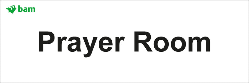 Door signs - Prayer Room