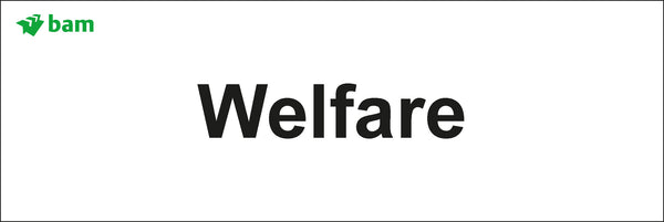 Door signs - Welfare